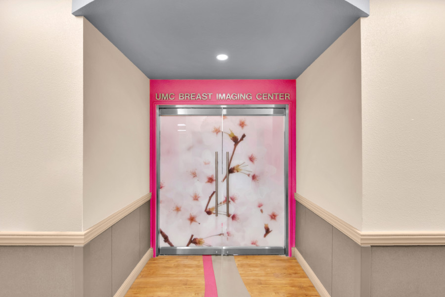 UMC Breast Imaging Center doorway