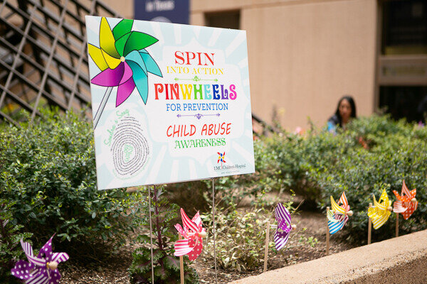 Child Abuse Prevention Pinwheel Ceremony