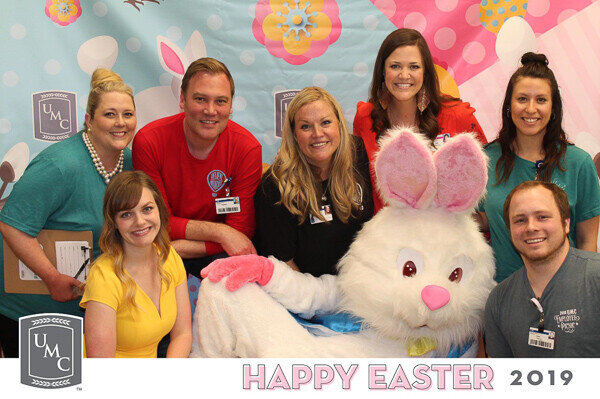 Easter Bunny at UMC Family Birth Center