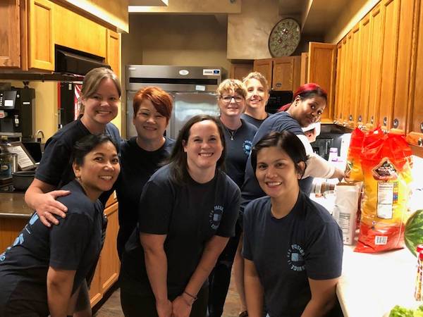 Infection, Prevention & Control Department Served Meal at Ronald McDonald House
