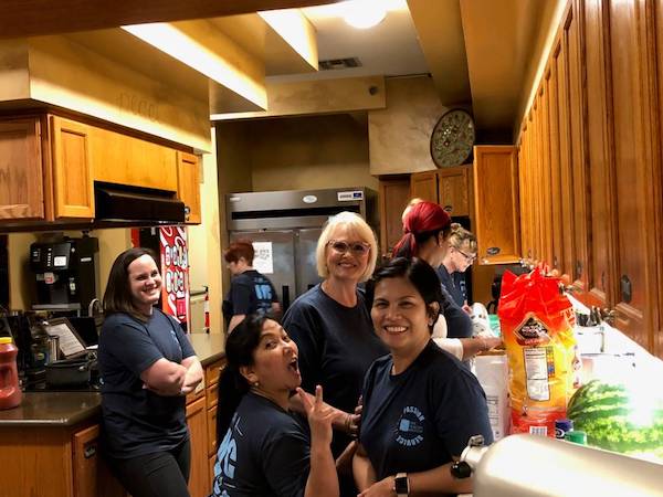 Infection, Prevention & Control Department Served Meal at Ronald McDonald House