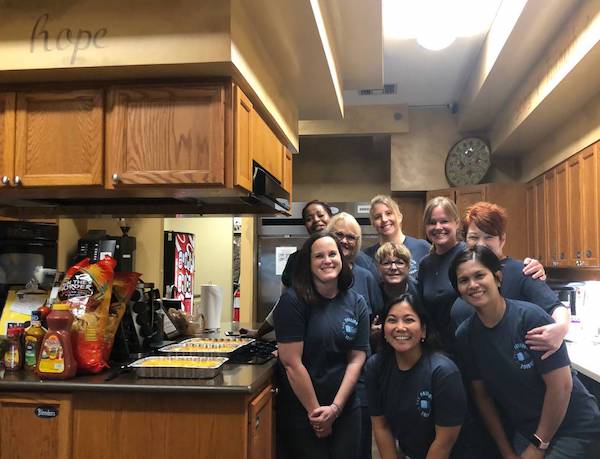 Infection, Prevention & Control Department Served Meal at Ronald McDonald House