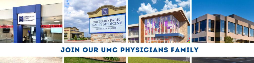 Physician Recruitment Banner - Join Our UMC Physicians Family