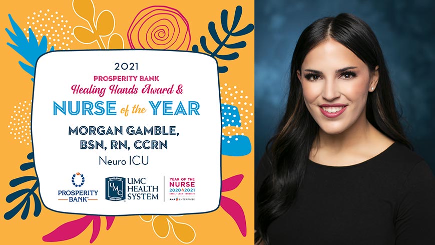 Morgan Gamble, Nurse of the Year 2021