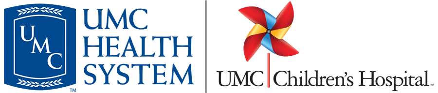 UMC Health System and UMC Children's Hospital dual logos