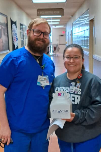 Jason Hunter, MSN, RN, CCRN and Samantha Gonzalez, BSN, RN, CCRN