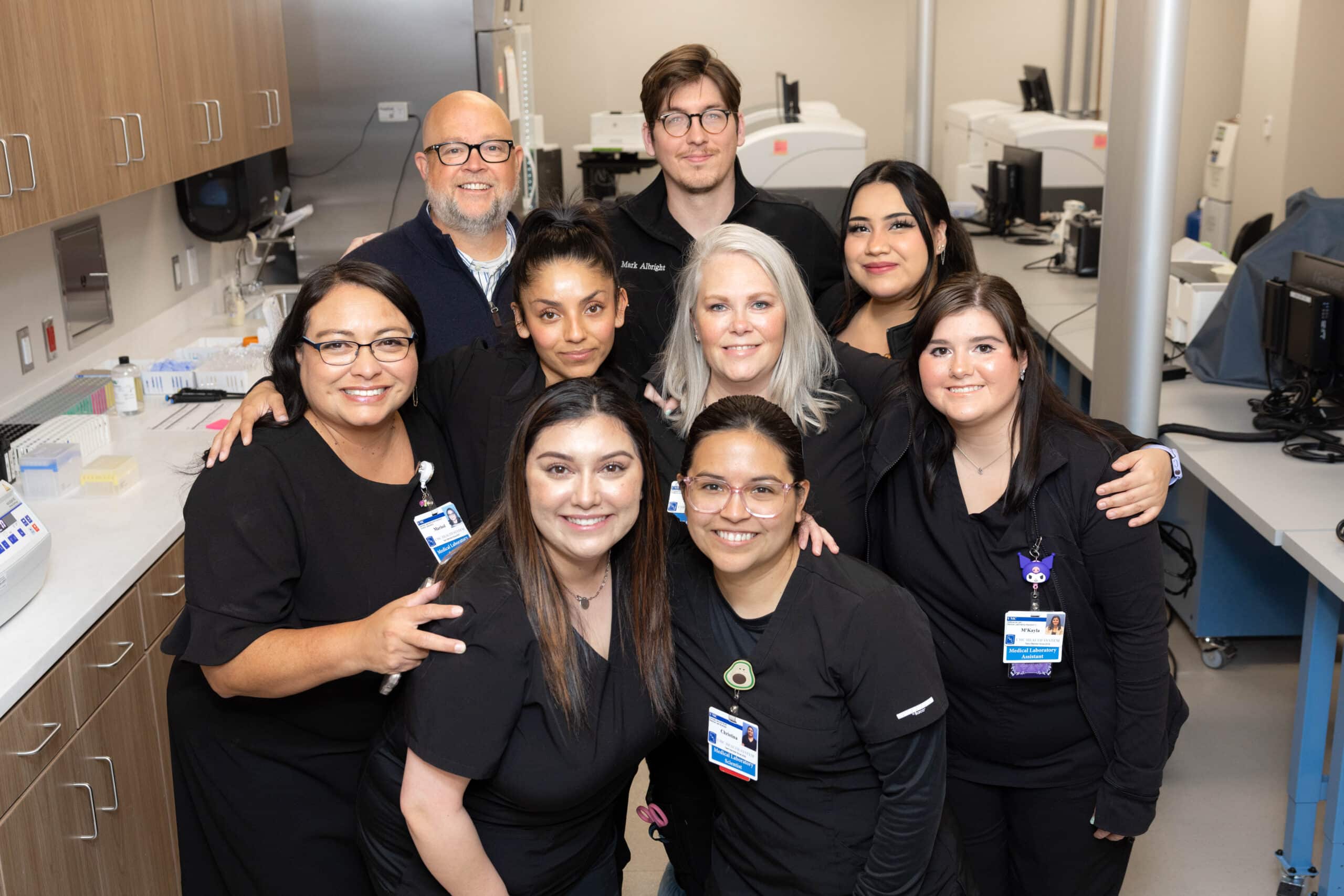Lab staff group photo