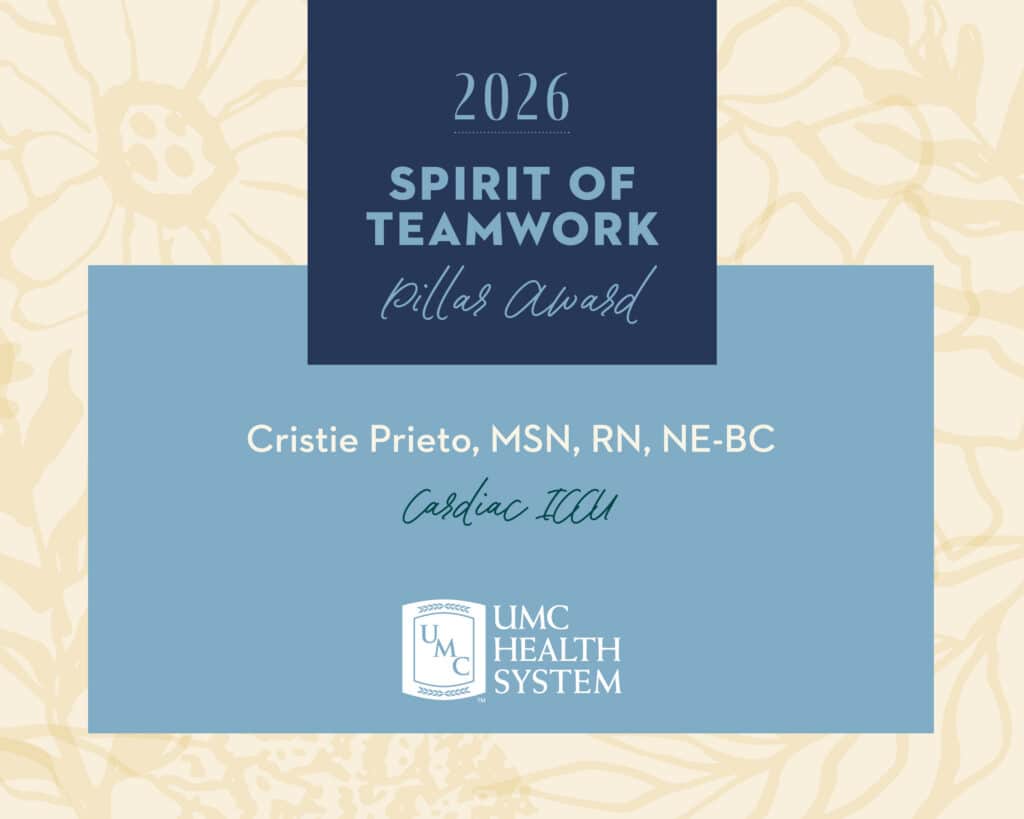 Spirit of Teamwork: Cristie Prieto, MSN, RN, NE-BC