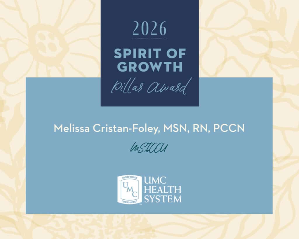 Spirit of Growth: Melissa Cristan-Foley, MSN, RN, PCCN