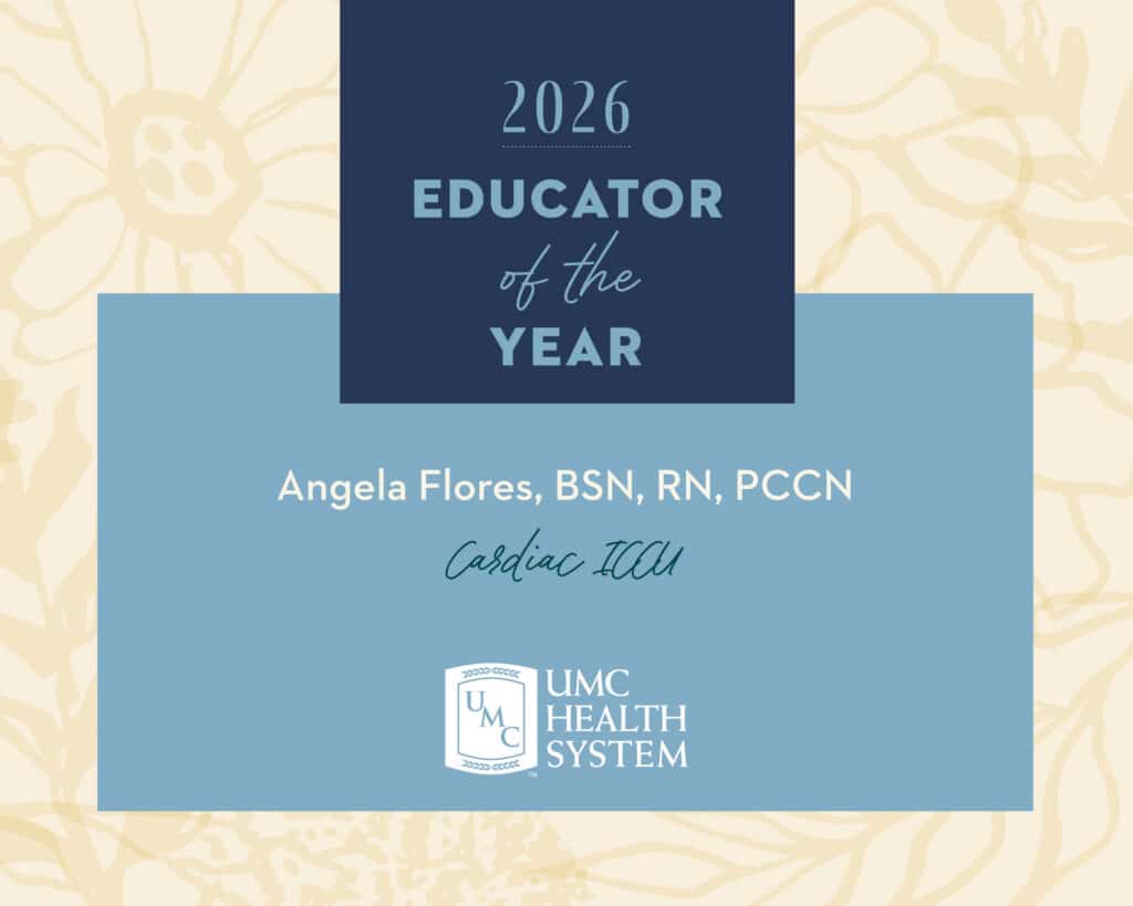 Nurse Educator of the Year: Angela Flores, BSN, RN, PCCN